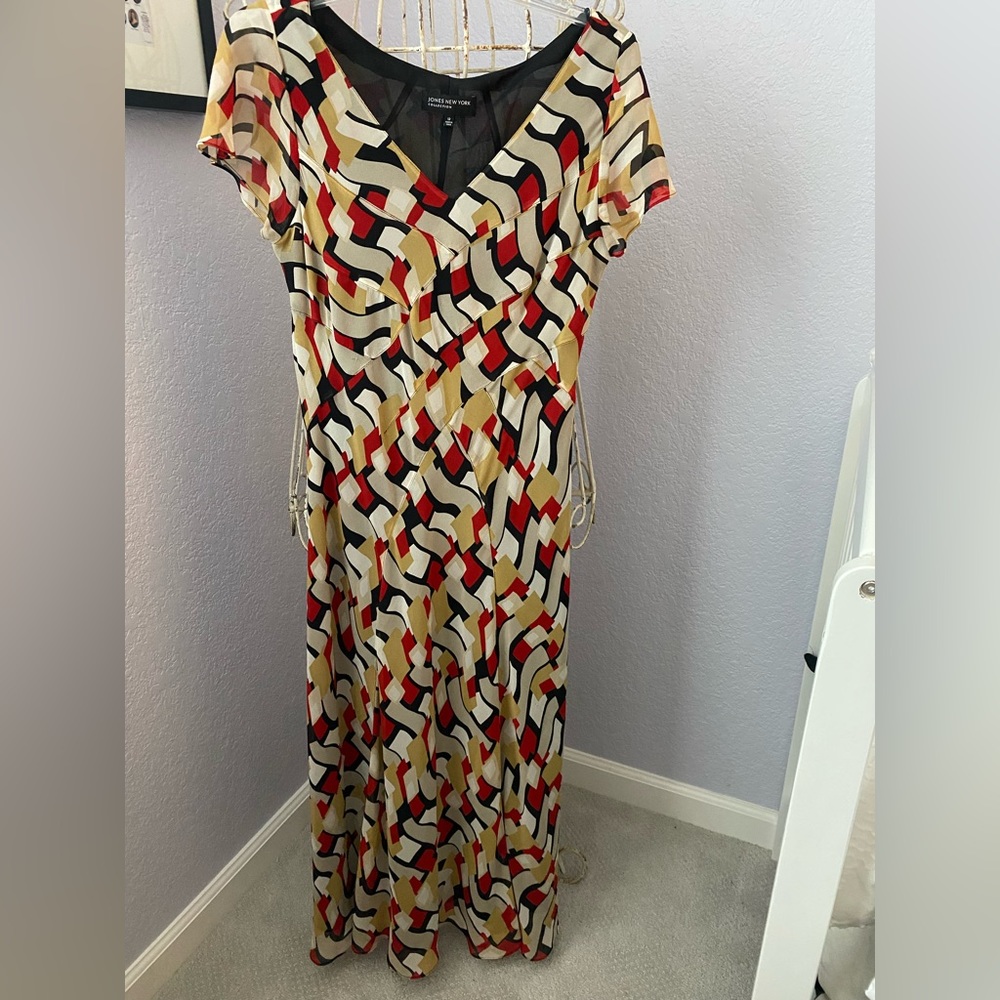 Jones New York geometric dress